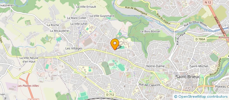 localisation de l'entreprise MONSIEUR JORGE LEROUX à SAINT-BRIEUC
