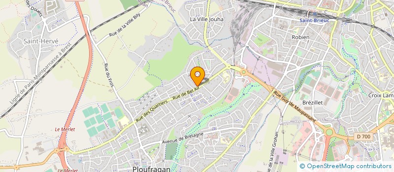 localisation de l'entreprise MONSIEUR JORGE LOPES FARIA  PLOUFRAGAN