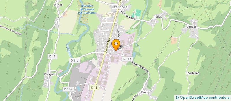 localisation de l'entreprise MONSIEUR JORGE LOPES RODRIGUES  IZERNORE