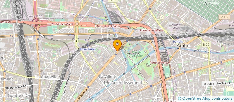 localisation de l'entreprise MONSIEUR JORGE MALVEIRA PIMENTEL DOS SANTOS  PARIS