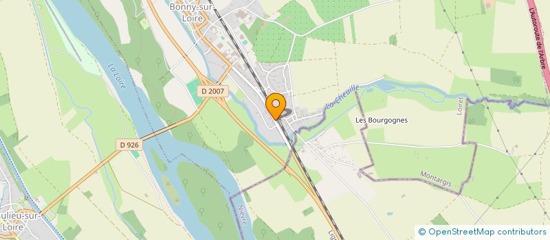 localisation de l'entreprise MONSIEUR JORGE-MANUEL DOS REIS  BONNY-SUR-LOIRE