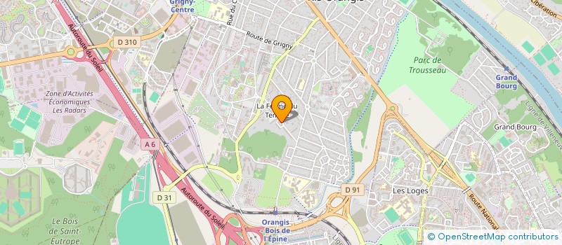 localisation de l'entreprise MONSIEUR JORGE MARQUES DE SOUSA  RIS ORANGIS