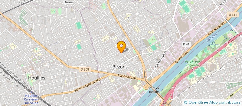 localisation de l'entreprise MONSIEUR JORGE MIGUEL MACHADO PIMENTA à BEZONS