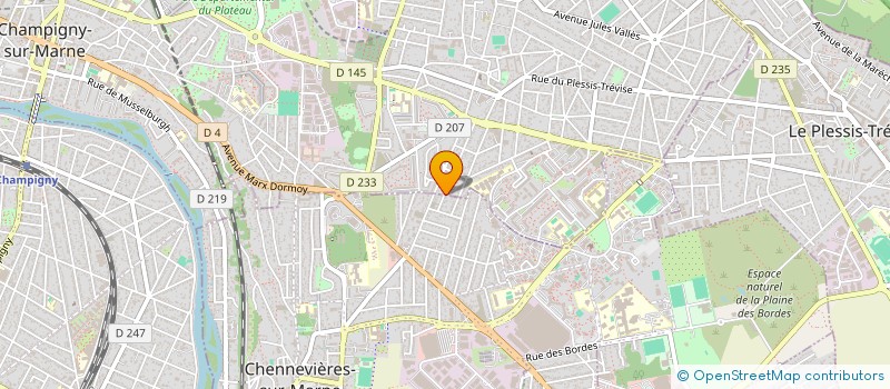 localisation de l'entreprise MONSIEUR JORGE MIGUEL MARQUES PINTO TONELO à CHAMPIGNY-SUR-MARNE