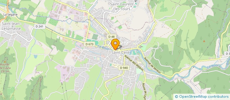 localisation de l'entreprise MONSIEUR JORGE MORGADO SILVEIRA  SAINT-CERE