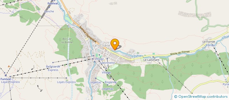 localisation de l'entreprise MONSIEUR JORGE NOUCHE  VAL D'ISERE