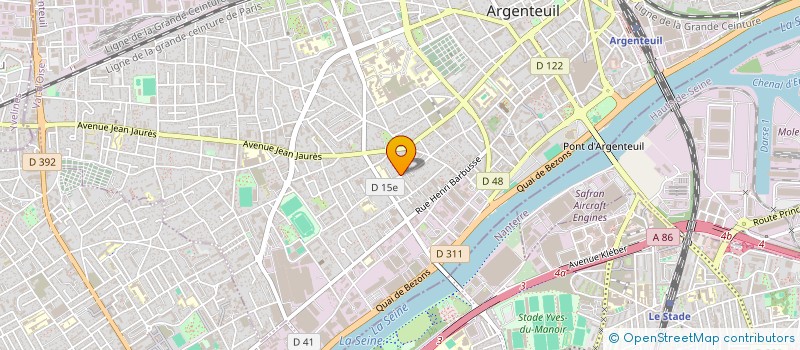 localisation de l'entreprise MONSIEUR JORGE NUNES SALGUEIRO  ARGENTEUIL