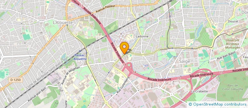 localisation de l'entreprise MONSIEUR JORGE OSORIO BERMUDEZ  PESSAC