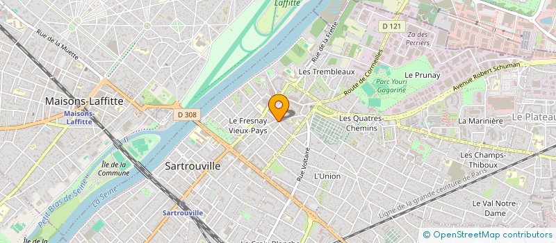 localisation de l'entreprise MONSIEUR JORGE PALHAIS  SARTROUVILLE