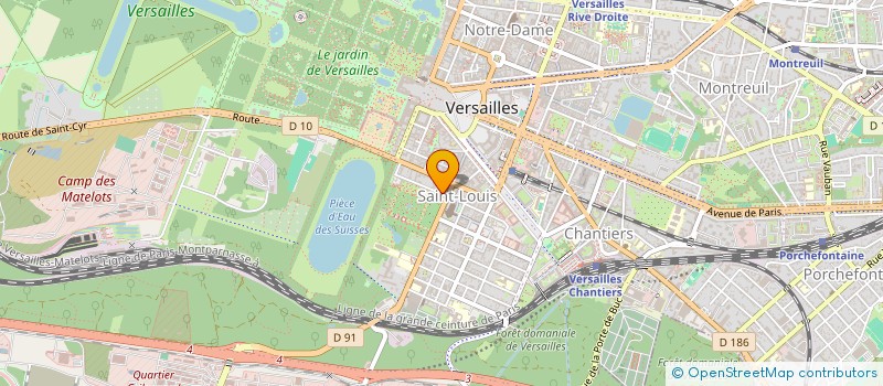 localisation de l'entreprise MONSIEUR JORGE RAMIREZ POLO à VERSAILLES