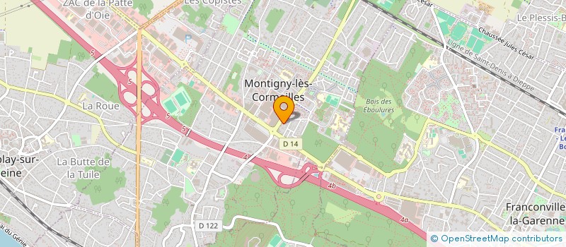 localisation de l'entreprise MONSIEUR JORGE RAMON CONSTANZO  MONTIGNY-LES-CORMEILLES