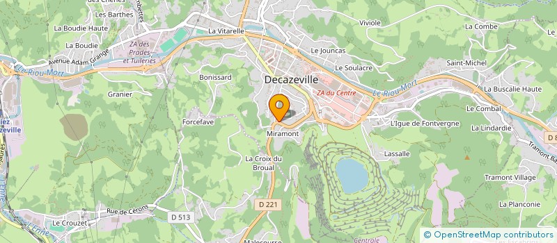localisation de l'entreprise MONSIEUR JORGE REIS-RIBEIRO à DECAZEVILLE