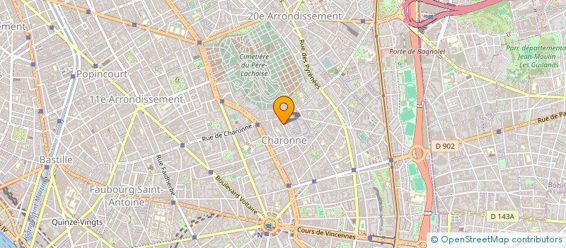 localisation de l'entreprise MONSIEUR JORGE REYES  PARIS