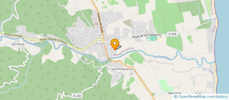 localisation de l'entreprise MONSIEUR JORGE RIBEIRO DE ARAUJO à PENTA-DI-CASINCA