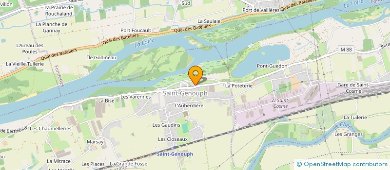 localisation de l'entreprise MONSIEUR JORGE RODRIGUES CARRAZEDO  SAINT-GENOUPH