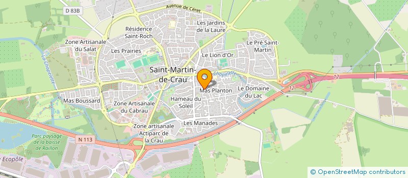 localisation de l'entreprise MONSIEUR JORGE RODRIGUES DOS SANTOS à SAINT MARTIN DE CRAU
