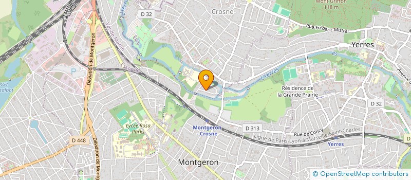 localisation de l'entreprise MONSIEUR JORGE RODRIGUES OLIVEIRA  CROSNE