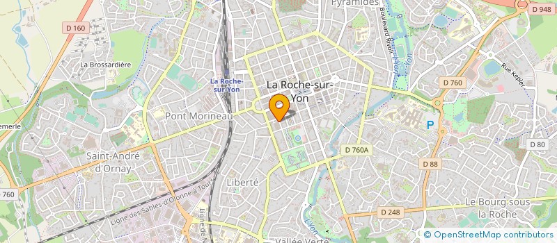 localisation de l'entreprise MONSIEUR JORGE ROMERO à LA ROCHE-SUR-YON