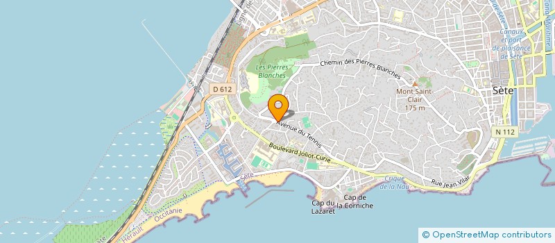 localisation de l'entreprise MONSIEUR JORGE SACIO BESTETTI à SETE