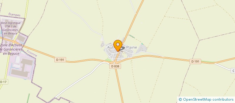 localisation de l'entreprise MONSIEUR JORGE SOUSA PIMENTEL  AUTHON-LA-PLAINE