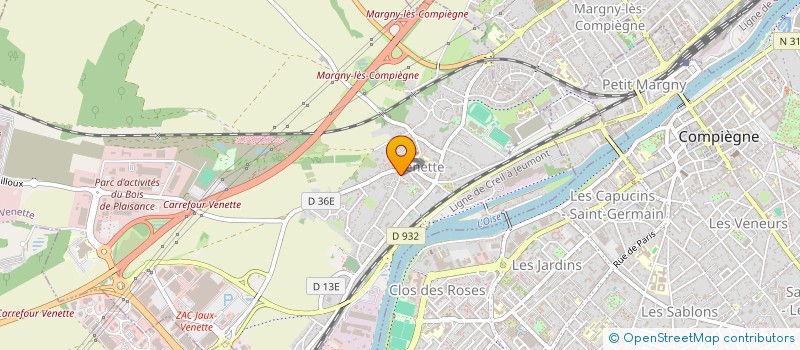 localisation de l'entreprise MONSIEUR JORGE TORRES RIVAS  VENETTE