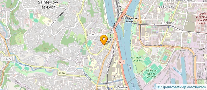 localisation de l'entreprise MONSIEUR JORGE VELOSO MACHADO  LA MULATIERE