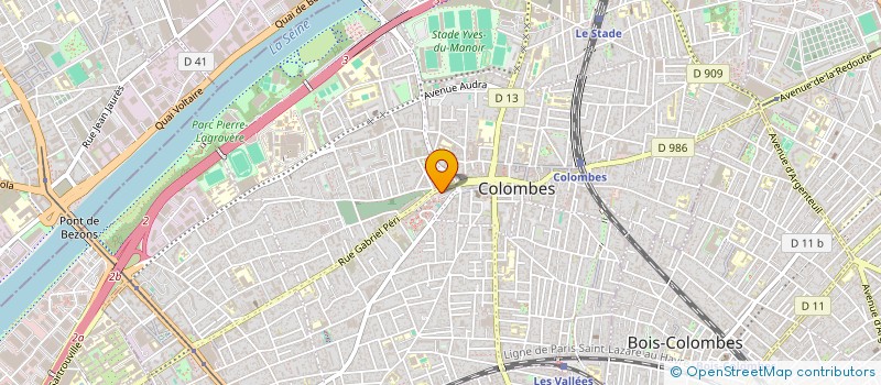 localisation de l'entreprise MONSIEUR JORIANE CISSE à COLOMBES