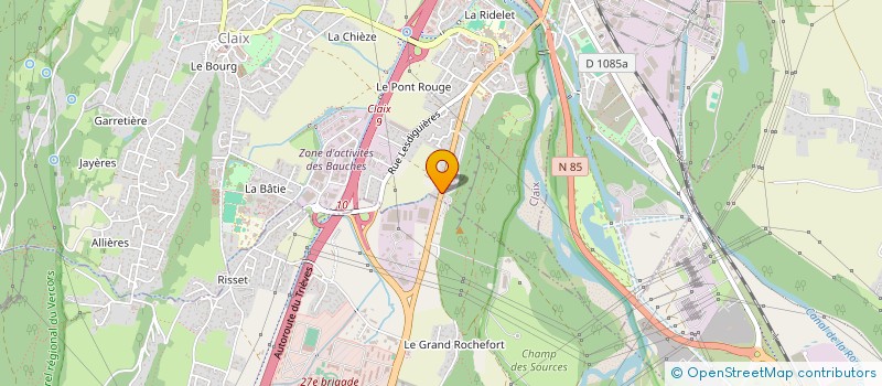 localisation de l'entreprise MONSIEUR JORICK LUISETTO  CLAIX