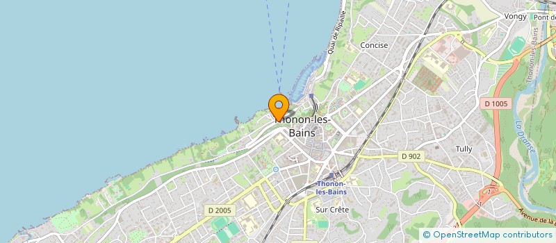 localisation de l'entreprise MONSIEUR JORIK CAUBERGHS à THONON-LES-BAINS