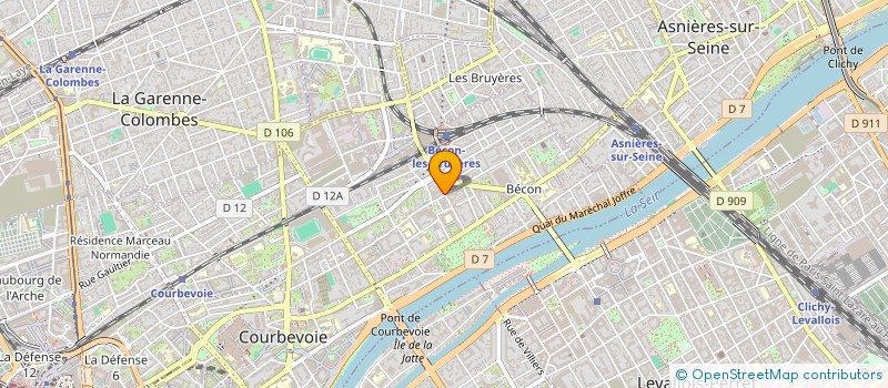 localisation de l'entreprise MONSIEUR JORIN KAMPER à COURBEVOIE