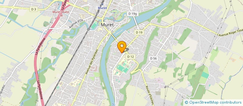 localisation de l'entreprise MONSIEUR JORIS ALLADAYE  MURET