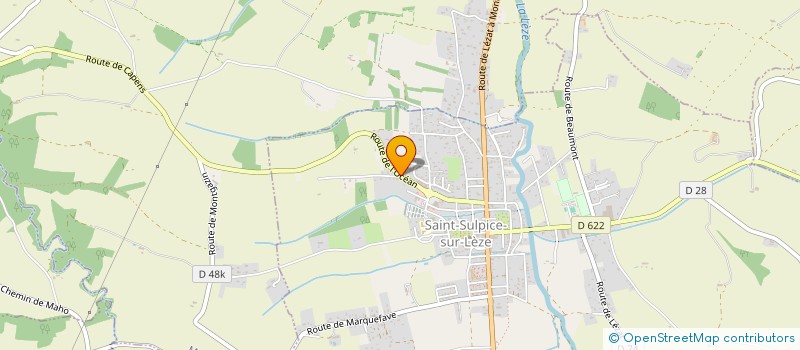 localisation de l'entreprise MONSIEUR JORIS ALQUIER à SAINT-SULPICE-SUR-LEZE