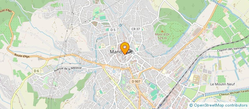 localisation de l'entreprise MONSIEUR JORIS AOUACHRIA à MANOSQUE