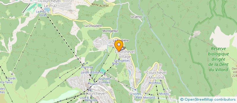 localisation de l'entreprise MONSIEUR JORIS ASTRUA à COURCHEVEL