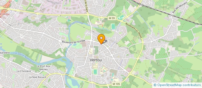 localisation de l'entreprise MONSIEUR JORIS BACQUET à VERTOU