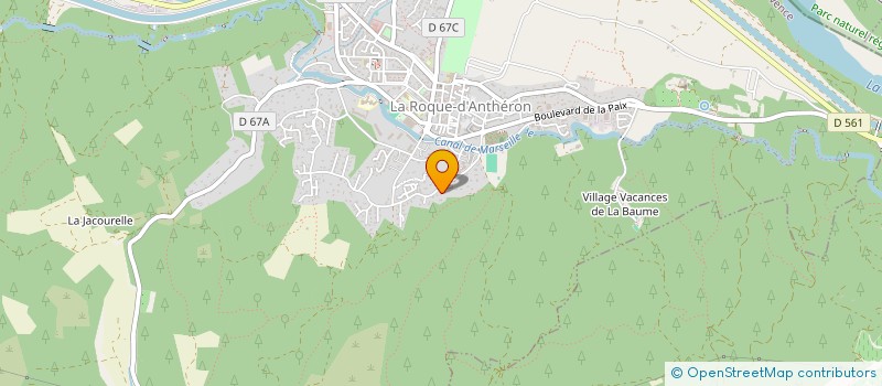 localisation de l'entreprise MONSIEUR JORIS BEAUMONT  LA ROQUE D'ANTHERON