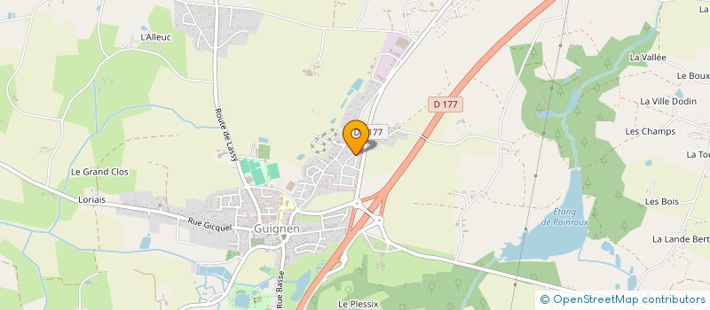 localisation de l'entreprise MONSIEUR JORIS BELLAMY  GUIGNEN