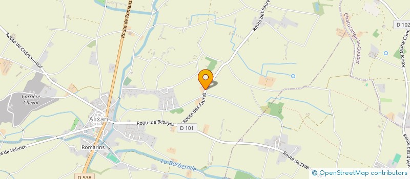 localisation de l'entreprise MONSIEUR JORIS BERCHAUD  ALIXAN