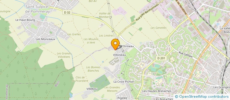 localisation de l'entreprise MONSIEUR JORIS BERTHAULT  BLOIS