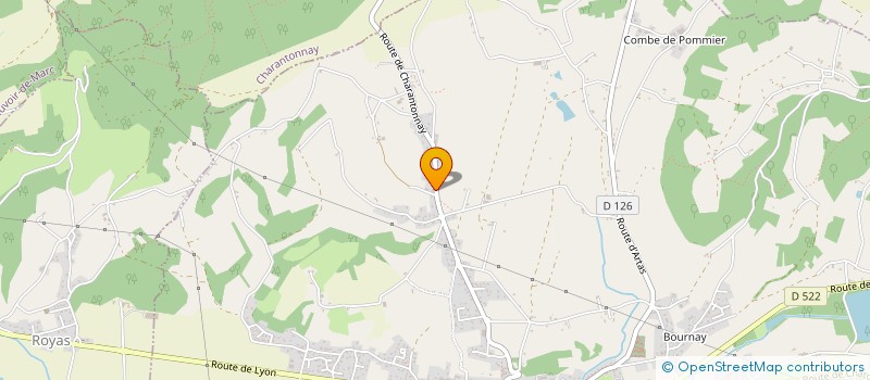 localisation de l'entreprise MONSIEUR JORIS BERTHIER  CHATONNAY