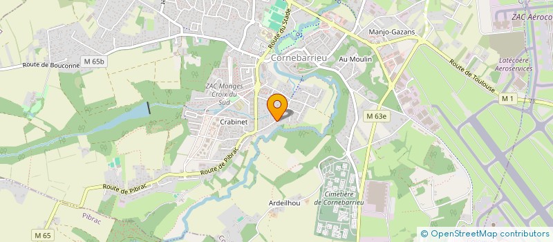 localisation de l'entreprise MONSIEUR JORIS BEYT  CORNEBARRIEU