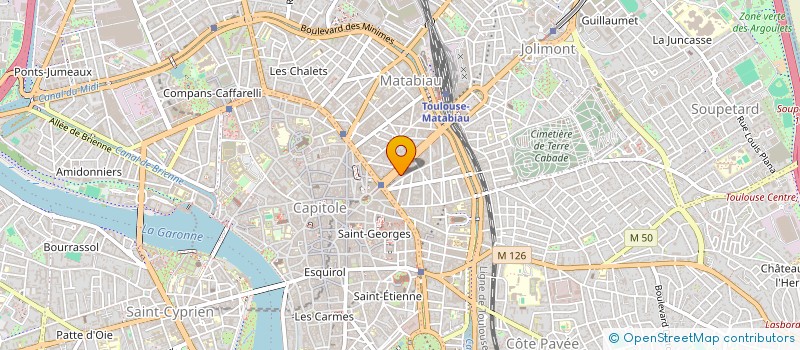 localisation de l'entreprise MONSIEUR JORIS BILLA  TOULOUSE