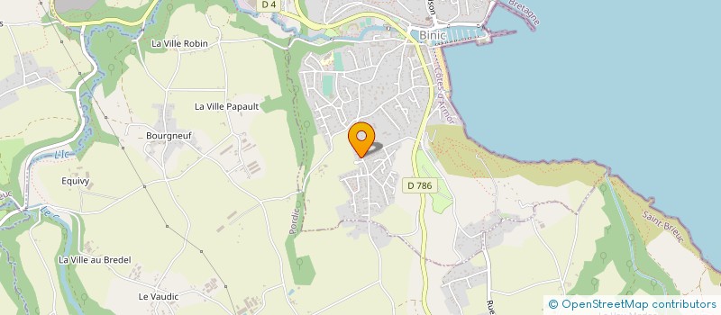 localisation de l'entreprise MONSIEUR JORIS BOCQUENET  BINIC-ETABLES-SUR-MER