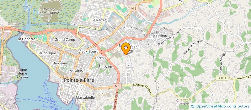 localisation de l'entreprise MONSIEUR JORIS BOSSOU à LES ABYMES