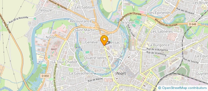 localisation de l'entreprise MONSIEUR JORIS BOUDOU à NIORT