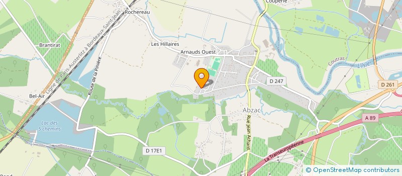 localisation de l'entreprise MONSIEUR JORIS BOUQUEY à ABZAC
