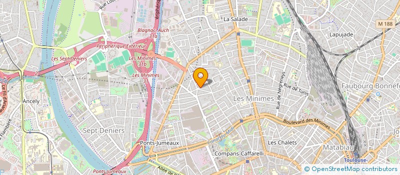 localisation de l'entreprise MONSIEUR JORIS BOURGAIN à TOULOUSE