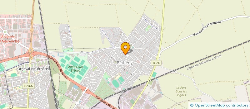 localisation de l'entreprise MONSIEUR JORIS BURG  BETHENY