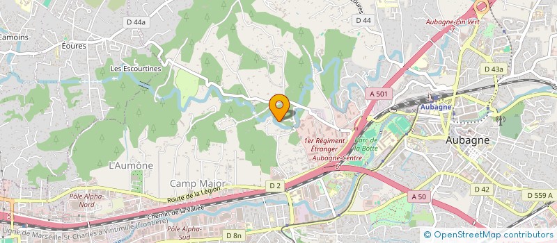 localisation de l'entreprise MONSIEUR JORIS CASADO  AUBAGNE