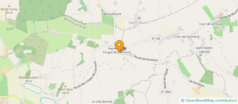 localisation de l'entreprise MONSIEUR JORIS CENIER  HOTOT EN AUGE